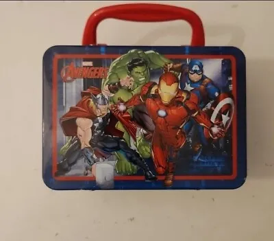 The Tin Box Co-Marvel Avengers Children Metal Tin Lunch Box Carry Mini Small • $19.99