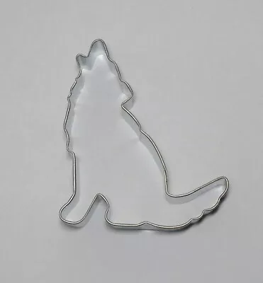 3.25  Coyote Cookie Cutter Tin Steel Howling Dog Wolf Southwest Western Party • $2.75