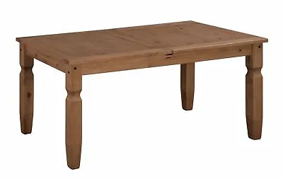 Corona Dining Table Small Extending Solid Mexican Pine By Mercers Furniture®  • £159.99