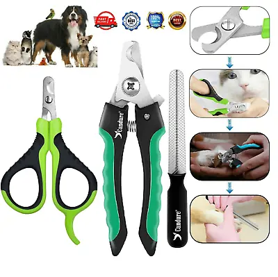 Dog Cat Pet Nail Clippers Kit Trimmer Grooming Scissor Rabbit Sheep Animal Claw • £6.49