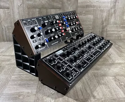 H40º Universal Stand For Behringer Modules & Moog 60-104 HP Eurorack Case -BLACK • $29.95