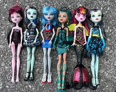 Mattel Monster High Doll Lot 1st Wave Frankie Etc ! 6 Dolls Included READ • $175