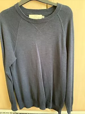 H&M LOGG Men’s Jumper Navy Size Small • £3