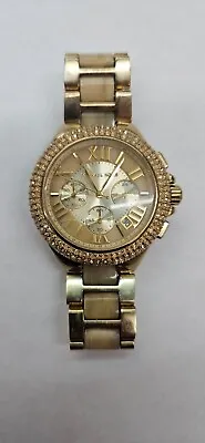 PRE-OWNED Michael Kors Ladies MK 5902 Camille Champagne Dial • $1