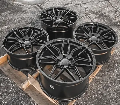 19  20  MRR Flow Forged M024 Black Wheels For Corvette C6 C7 Z06 Grandsport Set  • $1891