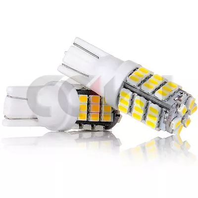 10X Warm White 4500K T10/194/921 SMD 42-LED License Plate Light Bulbs • $10.07