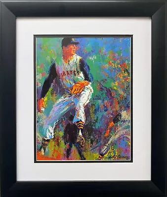 LeRoy Neiman  Vernon Law  FRAMED Art Print Pittsburgh Pirates Baseball Pitcher • $69.99