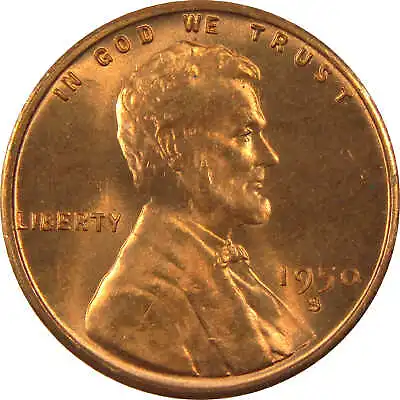 1950 S Lincoln Wheat Cent BU Uncirculated Penny 1c Coin • $6.49