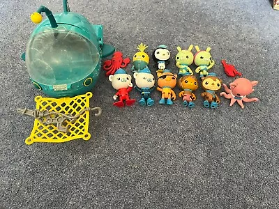 Octonauts GUP A Bundle With Crew Figures (used As Bath Toys) • £4.40