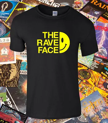 £10.99 • Buy The Rave Face Dreamscape Raindance Fantazia Techno Acid Old Skool Rave T-shirt