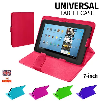 Universal 7-inch Tablet Case For All Samsung Galaxy Tablets Magnetic Flip Cover • £4.94