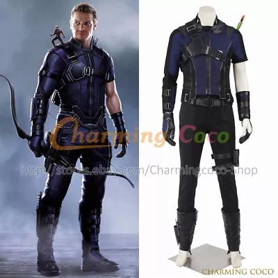 Captain America 3 Civil War Cosplay Hawkeye Clinton Francis Barton Costume New • $289.99