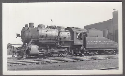 Baltimore & Ohio Chicago Terminal #910 2-6-0 Steam Locomotive Photo 1948 • $6.99