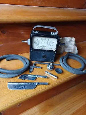 Alnor Velometer W/ Accessories  Type 3002 Serial 4999 Vintage Last Tested 1942/ • $39