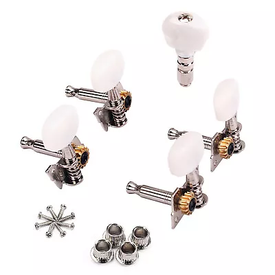 5pcs Banjo Machine Head Tuners Tuning Pegs Key With Bushings Guitar Accessories • $24.58