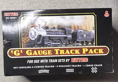Eztec G Gauge Track Pack - No. 20081 - 13 Pc 6 Curves 6 Straight 1 Cross. • $85.47