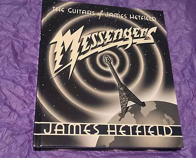 James Hetfield SIGNED BOOK Messengers : The Guitars Of METALLICA IN HAND Very Go • $200