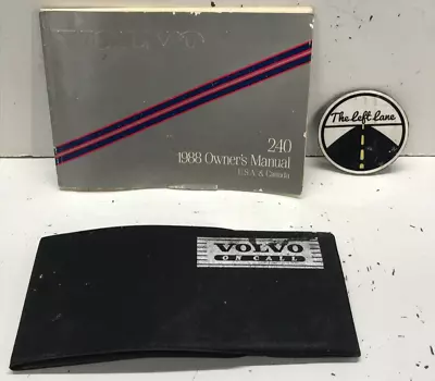 1988 Volvo 240 245 Owners Manual On Call Book OEM • $28.99