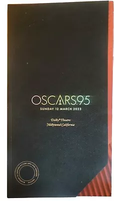 2023 Oscars (R) Program. Mint/New. On SALE  W/Bonus Jimmy Kimmel Signature Note • $29