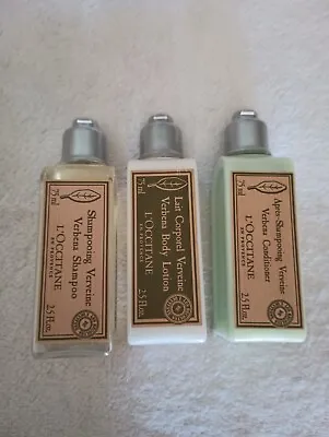 Lait Corporal Verbena Travel Set Shampoo Lotion Conditioner 2.0fl.oz L'Occitane • $15.99