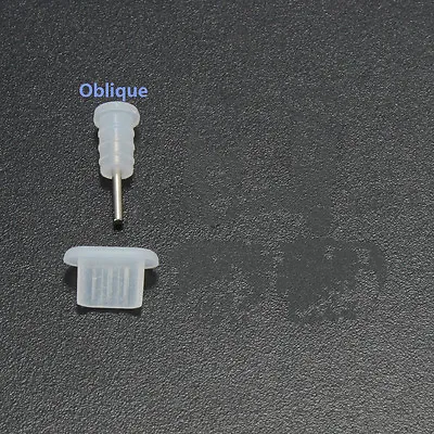 10Pcs 3.5mm Earphone Jack-Oblique Head Micro USB Cell Phone Port Cover Cap Dust • $0.99
