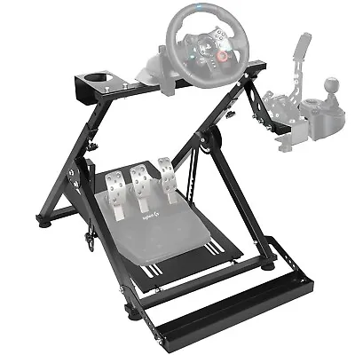 Hottoby Racing Wheel Stand Foldable Fit Logitech G29 G920 G923 Thrustmaster T248 • $169.99