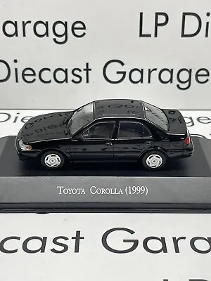 EDICOLA 1999 Toyota Corolla Black 4 Door Sedan With Case 1:43 Scale Diecast NEW • $29.99