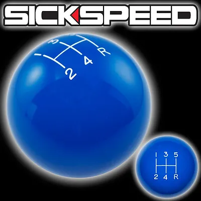 Blue Ol' Skool Shift Knob For 5 Speed Short Throw Shifter Selector 12x1.25 K03 • $28.88