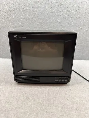 9  GE CRT TV AC/DC Dual Power Vintage Portable Retro Gaming Color Television • $99.95