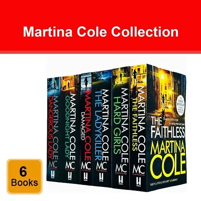 Martina Cole Collection 6 Books Set The Faithless Hard Girls The Ladykiller • £19.49