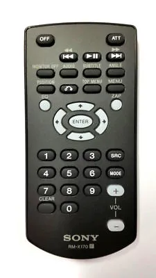 Remote Control RM-X170 For Sony XAV60 XAV622 XAV62BT XAV63 XAV64BT XAV65 XAV68BT • $67.06