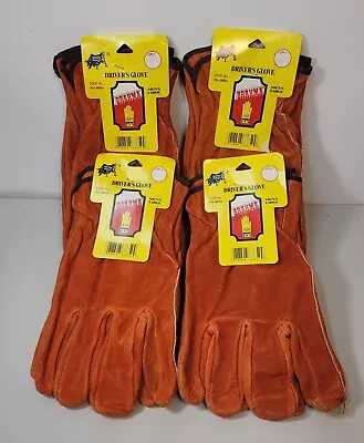 Brahma Drivers Glove Men's Large WA3850A VTG - Red/Orange W/Tag! NOS • $8