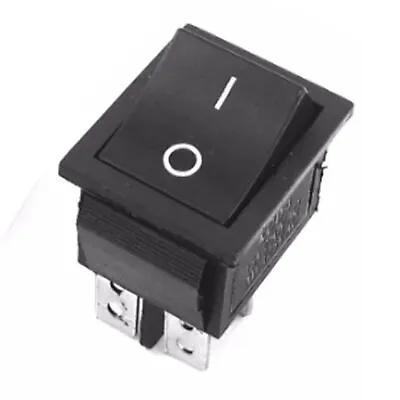 3x KCD4 4-Pin DPST On/Off Rocker Switch AC 250V/15A 125V/20A Black • $9.44