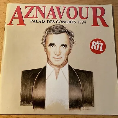 Charles Aznavour : Live Palais Des Congres 2CD (2005) Double Album • £2.49