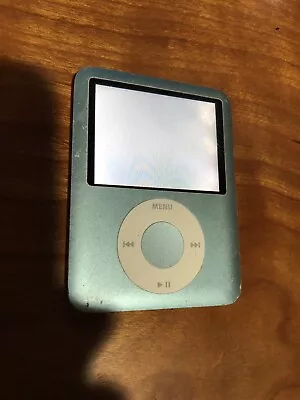 Apple IPod Nano 3rd Generation Light Blue 8GB A1236 MB249LL/A MP3 Player • $25