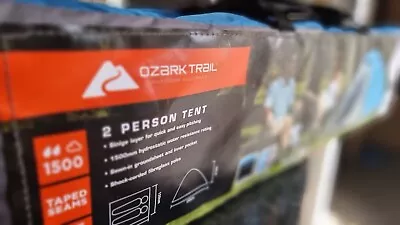 🌲 Ozark Trail 2 Person Tent Blue Brand New 🏕️ • £24.99