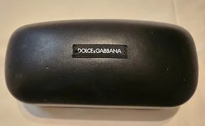 Dolce & Gabbana Glasses/sunglasses Black Leather Clamshell Hard Case  • $15