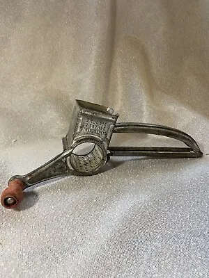 Vintage Mouli Hand Crank Metal Grater Wood Handle Made In France Free Shipping • $16.99