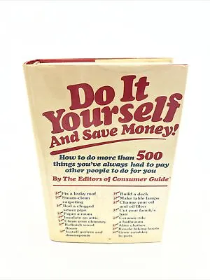 Vintage Do It Yourself And Save Some Money! Consumer Guide 1980 • $13.45