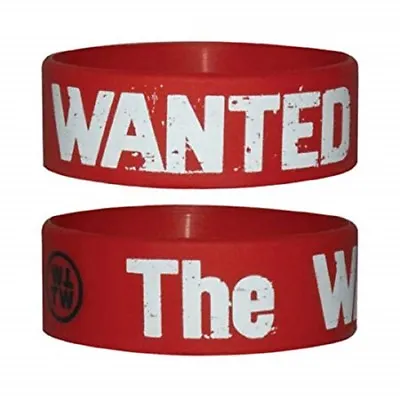 Wristband The Wanted Red Bracelets X2 Bundle Official New Music Bracelet  • £4.49