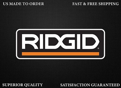 $3.99 • Buy Ridgid Tools Tool Box Garage Truck Car Wall Vinyl Sticker Decal Water Resistant