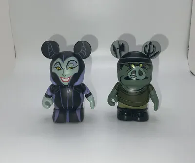 Disney Vinylmation Villains Series 4 Maleficent & Maleficent’s Goon 3” Figures • $10.50