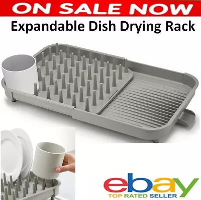 Joseph Joseph Dish Drying Rack Extendable Cutlery Holder Kitchen Tray Drainer • $79.90