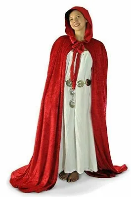 Cape Cloak Unlined Medieval Vampire Costume Witch Medieval Cosplay Goth • $54