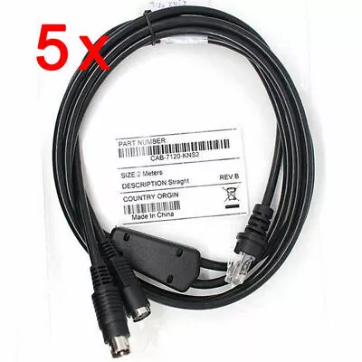 5pcs 6FT PS2 Keyboard Wedge Cable For Honeywell Metrologic MS7120 MS9540 Scanner • $40.99