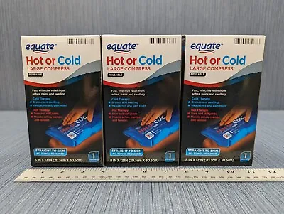 Lot Of 3 X Hot Or Cold Large Reusable Compress Hot Or Cold Therapy • $24.99