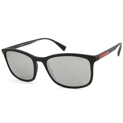 $239.95 • Buy Prada Sport PS 01TS DG02B0 Matte Black/Grey-Silver Mirror Men's Sunglasses