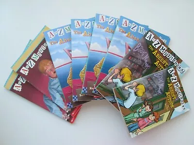 A To Z MYSTERIES~Ron Roy~ABSENT AUTHOR~Guided Reading Lot 8~ • $7.98