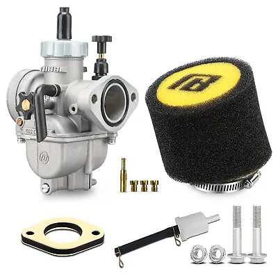 NIBBI PE22mm Flange Carburetor W/ Filter For 110cc 125cc 140cc Dirt Pit Bike SSR • $52.99