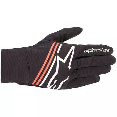Alpinestars Reef Glove Black/White/Red Mens  Motorbike/Motorcycle Short Gloves • £39.99